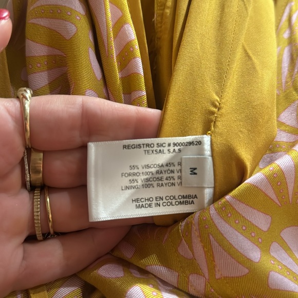 Azulu dress. Beautiful pattern. Worn 1x. Lined. - Picture 5 of 5